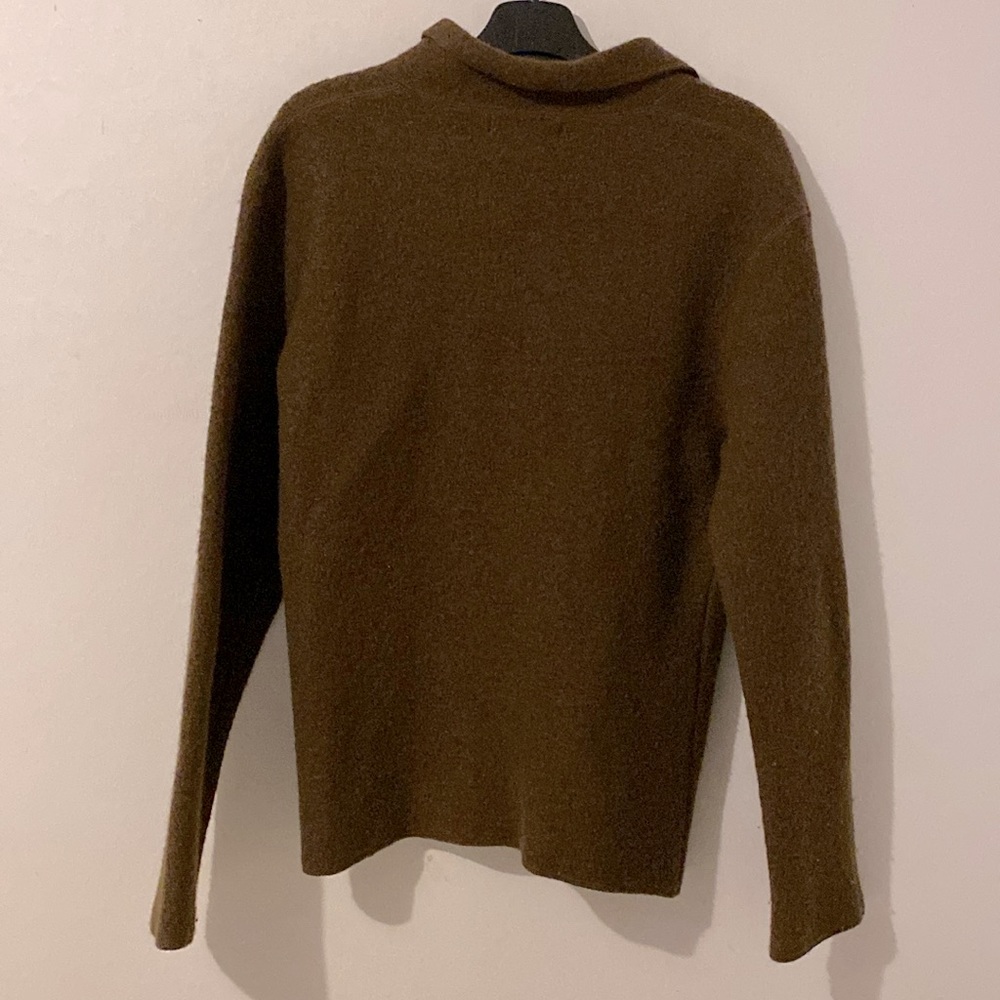 Vintage 100% Wool Evan-Picone Jacket. Pine Green w/Brown Buttons. XL-fits like L - Picture 13 of 13